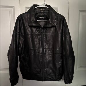 Schoot NYC oversized leather jacket